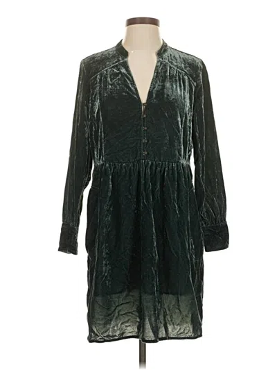 Pre-owned Holding Horses Casual Dress In Green