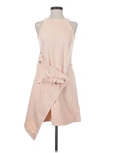 Pre-owned Holding Horses Casual Dress In Tan