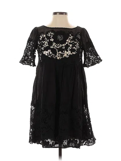 Pre-owned Holding Horses Cocktail Dress In Black
