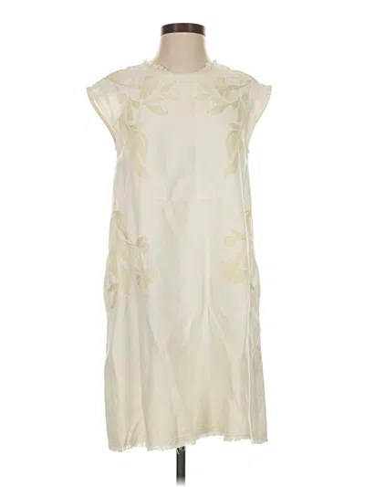 Pre-owned Holding Horses Cocktail Dress In White