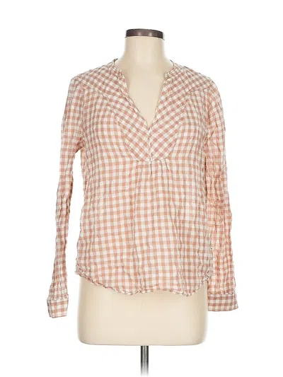 Pre-owned Holding Horses Long Sleeve Blouse In Orange