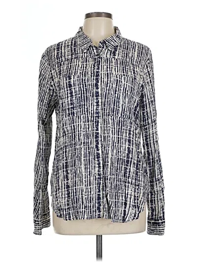 Pre-owned Holding Horses Long Sleeve Button Down Shirt In Blue