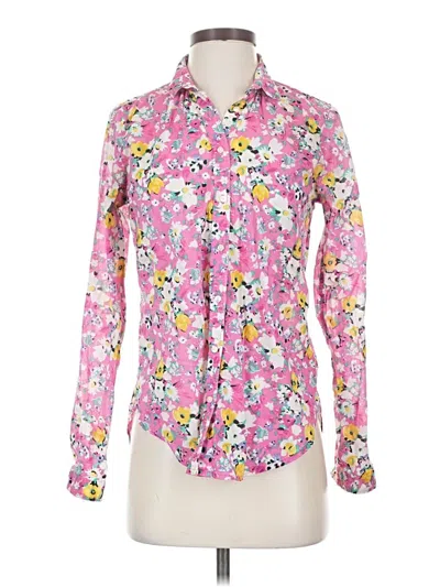 Pre-owned Holding Horses Long Sleeve Button Down Shirt In Pink