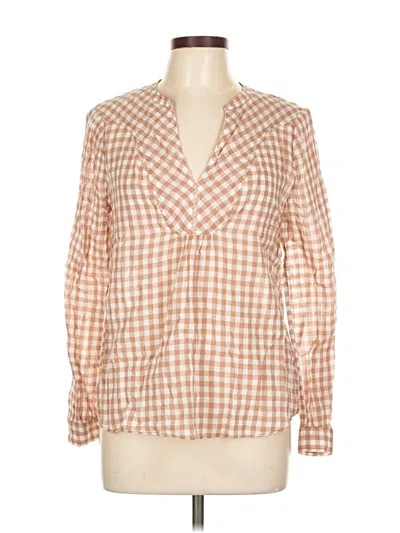 Pre-owned Holding Horses Long Sleeve T-shirt In Brown