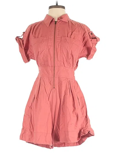 Pre-owned Holding Horses Romper In Pink