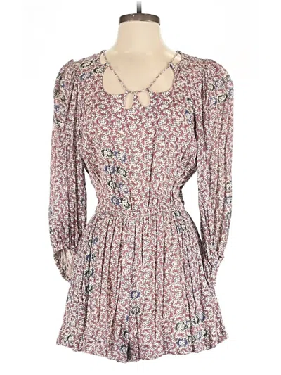 Pre-owned Holding Horses Romper In Pink