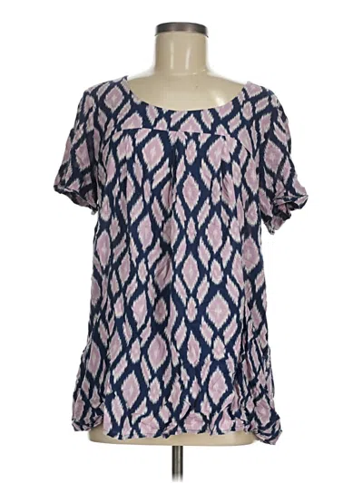 Pre-owned Holding Horses Short Sleeve Blouse In Pink