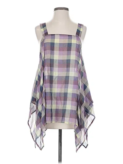 Pre-owned Holding Horses Sleeveless Blouse In Purple