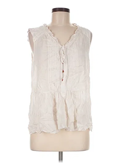 Pre-owned Holding Horses Sleeveless T-shirt In Ivory