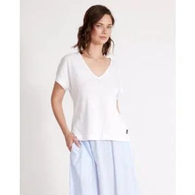 Holebrook Lottie Knitted Tee In White