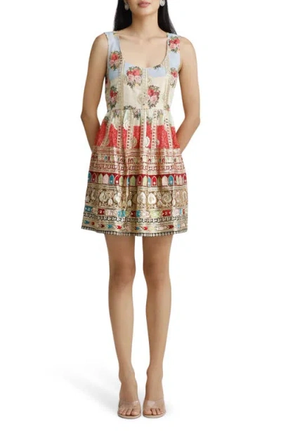 Holichic Alisha Baby Doll Minidress In Pink