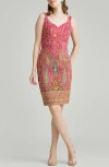 Shop Holichic Ella Embroidered Sheath Dress In Pink