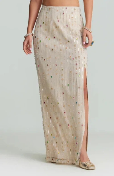 Holichic Isha Maxi Skirt In White