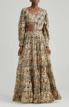 Holichic Kiara Metallic Leopard Print Lehenga Set