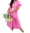 Holiday Amour Dress In Candy Pink In Pink
