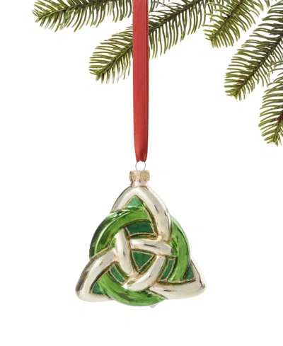 Holiday Lane Around The World Glass Trinity Ornament, Exclusively At Macy's In No Color