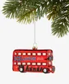 Holiday Lane Around The World London 2025 Double-decker Bus Ornament, Macy's Exclusive In Transparent