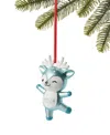 Holiday Lane Baby's First Blue Glass Deer Ornament, Exclusively At Macy's In No Color