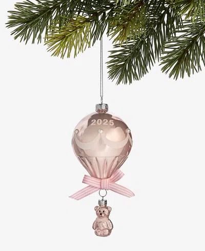 Holiday Lane Baby's First Christmas 2025 Pink Hot Air Balloon Ornament, Macy's Exclusive