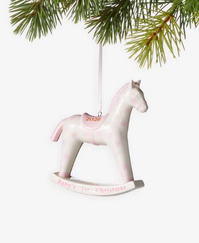Holiday Lane Baby's First Pink Horse With Baby's 1st Christmas 2026 Ornament, Macy's Exclusive In No Color
