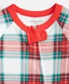 Holiday Lane Baby Merry Plaid Cotton Coverall, Macy's Exclusive In Multi