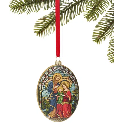 Holiday Lane Blessed Oval Holy Family Ornament, Exclusively At Macy's In No Color