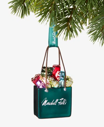 Holiday Lane Chicago Marshall Field's Shopping Bag Ornament, Macy's Exclusive In No Color