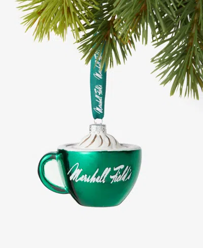 Holiday Lane Chicago Marshall Fields Coffee Cup Ornament, Macy's Exclusive In No Color