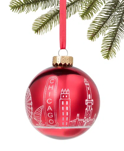 Holiday Lane Chicago Red Ferris Wheel Ornament, Exclusively At Macy's In No Color
