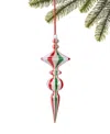 Holiday Lane Christmas Cheer Finial Ornament, Exclusively At Macy's In No Color