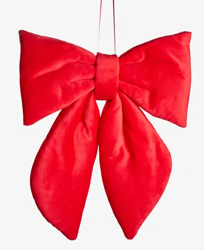 Holiday Lane Christmas Cheer Red Bow Ornament, Macy's Exclusive