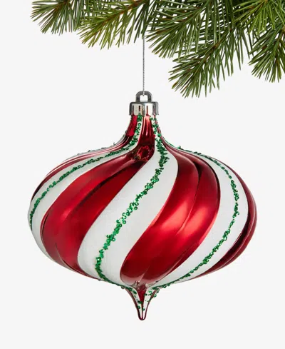 Holiday Lane Christmas Cheer Swirl Onion Ornament, Macy's Exclusive In Multi