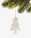 Holiday Lane Christmas Glitters Clear Tree Ornament, Macy's Exclusive In Multi