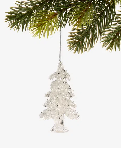 Holiday Lane Christmas Glitters Clear Tree Ornament, Macy's Exclusive In Multi