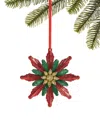 Holiday Lane Christmas Glitters Gold-tone Starburst Snowflake Ornament, Exclusively At Macy's In No Color