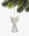 Holiday Lane Christmas Glitters Light-up Angel Ornament, Macy's Exclusive In Transparent