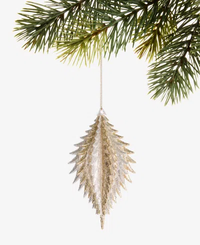 Holiday Lane Christmas Glitters Pine Cone Drop Ornament, Macy's Exclusive In Transparent