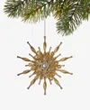 Holiday Lane Christmas Glitters Snowflake Ornament, Macy's Exclusive In Transparent