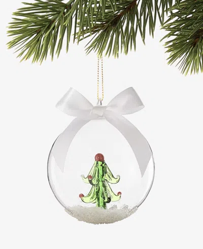 Holiday Lane Cozy Cabin Tree Inside Ball Ornament, Macy's Exclusive In No Color
