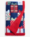 Holiday Lane Cozy Plush Throw, 50" X 60", Exclusively For Macy's
