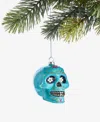 Holiday Lane Day Of The Dead Glass Skull Ornament, Macy's Exclusive In Multi