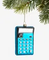 Holiday Lane Eclectic Charm Glass Calculator Ornament, Macy's Exclusive In Transparent