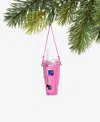Holiday Lane Eclectic Charm Water Cup Purse Ornament, Macy's Exclusive In Transparent
