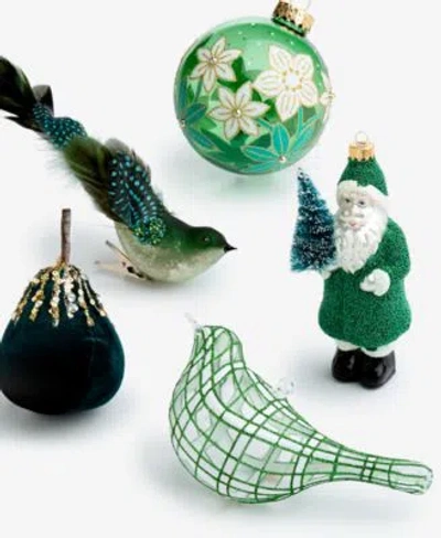 Holiday Lane Enchanted Emerald Ornament Collection Macys Exclusive In Transparent