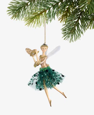 Holiday Lane Enchanted Forest Winged Fairy Ornament, Macy's Exclusive In Multi