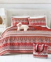 Holiday Lane Fair Isle Quilt Tote Set Created For Macys In Fair Isle