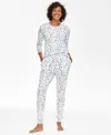 Holiday Lane Women's Star Cotton Matching Family Pajamas Set, Created For Macy's In Multi Star