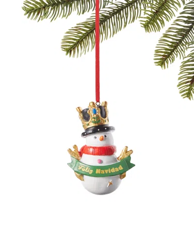 Holiday Lane Feliz Navidad Snowman Ornament, Exclusively At Macy's In No Color