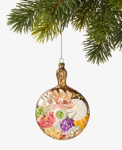 Holiday Lane Foodie Charcuterie Board Ornament, Macy's Exclusive In Transparent
