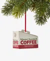 Holiday Lane Foodie Coffee Box Ornament, Macy's Exclusive In Transparent